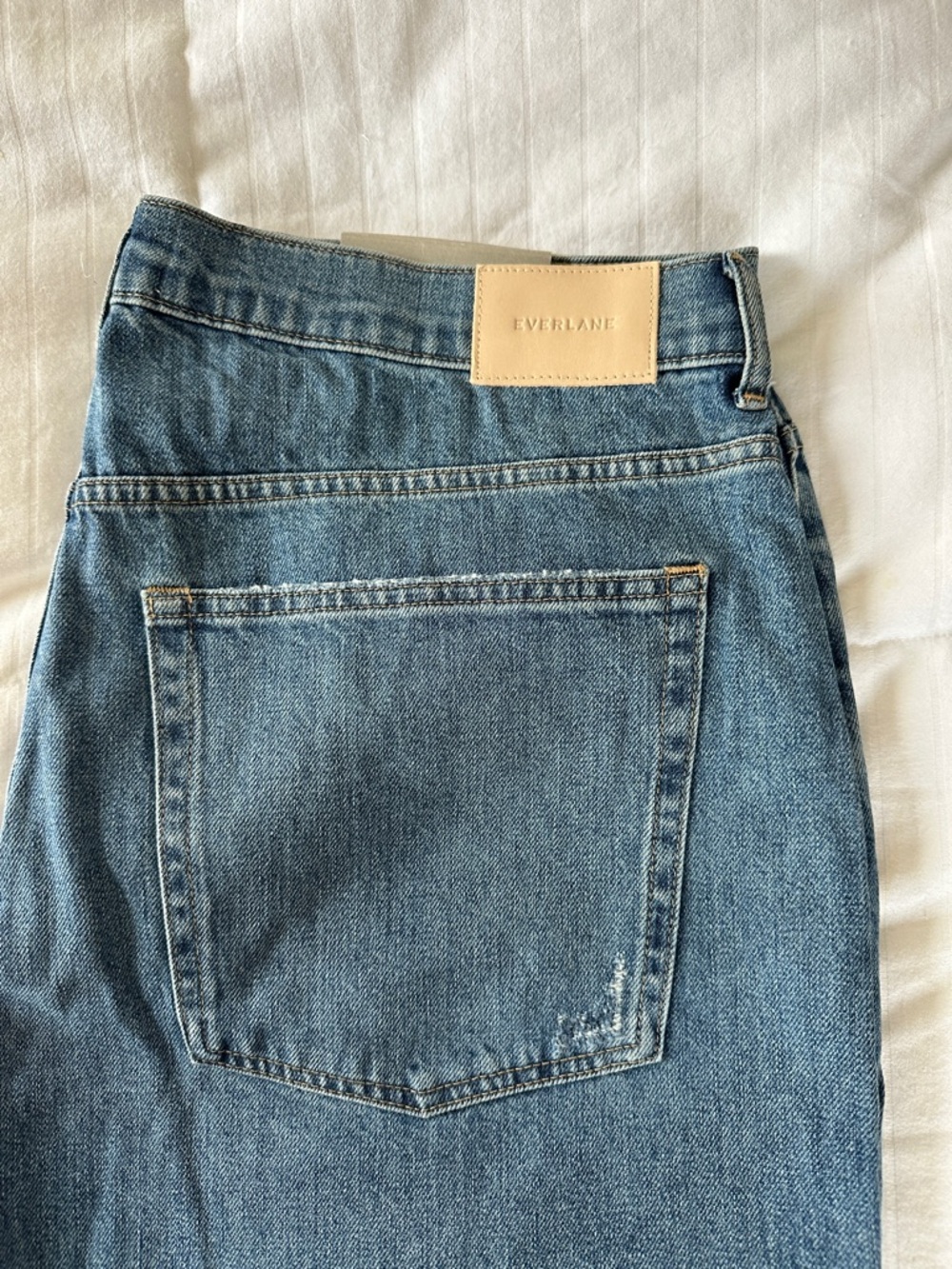 Everlane Light Blue Denim Back-Pocket Jeans